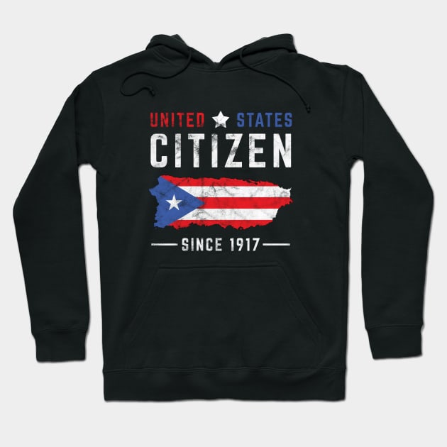 Puerto Rican United States Citizen - Puerto Rico USA American Hoodie by PuertoRicoShirts